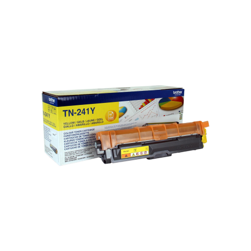 Brother TN241Y - Giallo - originale - cartuccia toner - per Brother DCP-9015, DCP-9020, HL-3140, HL-3150, HL-3170, MFC-9140, MFC-9330, MFC-9340